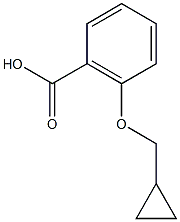 2-(cyclopropylmethoxy)benzoic acid Structure