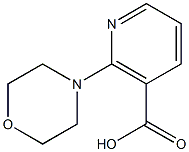 2-(morpholin-4-yl)pyridine-3-carboxylic acid 化学構造式