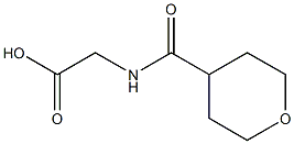 2-(oxan-4-ylformamido)acetic acid Struktur