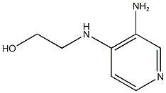 2-[(3-aminopyridin-4-yl)amino]ethan-1-ol 化学構造式