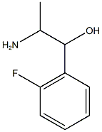 2-amino-1-(2-fluorophenyl)propan-1-ol Struktur