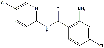 2-amino-4-chloro-N-(5-chloropyridin-2-yl)benzamide Struktur