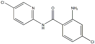 2-amino-4-chloro-N-(5-chloropyridin-2-yl)benzamide 结构式