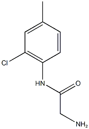 2-amino-N-(2-chloro-4-methylphenyl)acetamide 结构式