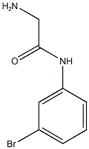 2-amino-N-(3-bromophenyl)acetamide,,结构式