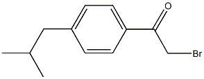 2-bromo-1-[4-(2-methylpropyl)phenyl]ethan-1-one Struktur