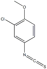 2-chloro-4-isothiocyanato-1-methoxybenzene 化学構造式