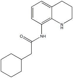 2-cyclohexyl-N-(1,2,3,4-tetrahydroquinolin-8-yl)acetamide|2-cyclohexyl-N-(1,2,3,4-tetrahydroquinolin-8-yl)acetamide