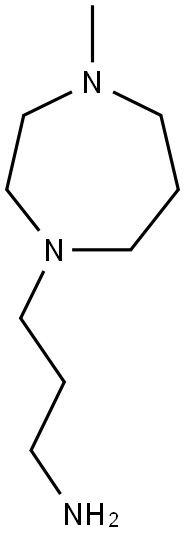 3-(4-methyl-1,4-diazepan-1-yl)propan-1-amine Struktur