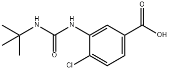 3-[(tert-butylcarbamoyl)amino]-4-chlorobenzoic acid,1042774-68-4,结构式