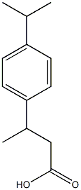 3-[4-(propan-2-yl)phenyl]butanoic acid Structure