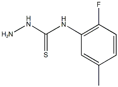 3-amino-1-(2-fluoro-5-methylphenyl)thiourea 化学構造式