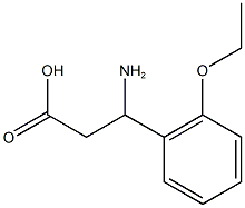 3-amino-3-(2-ethoxyphenyl)propanoic acid Structure