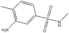 3-amino-N,4-dimethylbenzene-1-sulfonamide 化学構造式