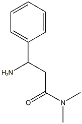 3-amino-N,N-dimethyl-3-phenylpropanamide,,结构式