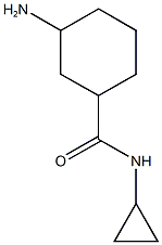 3-amino-N-cyclopropylcyclohexane-1-carboxamide Structure