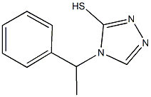 4-(1-phenylethyl)-4H-1,2,4-triazole-3-thiol Structure
