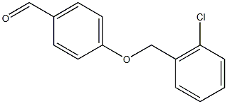 4-[(2-chlorophenyl)methoxy]benzaldehyde Structure