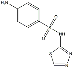 4-amino-N-(1,3,4-thiadiazol-2-yl)benzene-1-sulfonamide