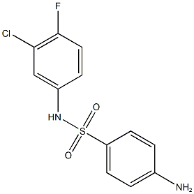 4-amino-N-(3-chloro-4-fluorophenyl)benzene-1-sulfonamide|