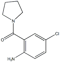 4-chloro-2-(pyrrolidin-1-ylcarbonyl)aniline Structure