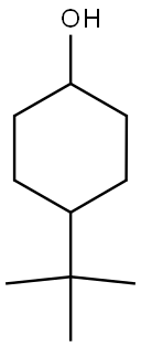 4-tert-butylcyclohexan-1-ol,,结构式