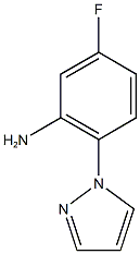 5-fluoro-2-(1H-pyrazol-1-yl)aniline Structure