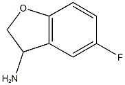 5-fluoro-2,3-dihydro-1-benzofuran-3-amine 结构式