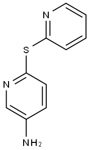 6-(pyridin-2-ylsulfanyl)pyridin-3-amine Struktur