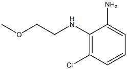 6-chloro-1-N-(2-methoxyethyl)benzene-1,2-diamine 结构式