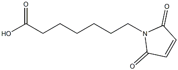 7-(2,5-dioxo-2,5-dihydro-1H-pyrrol-1-yl)heptanoic acid,,结构式