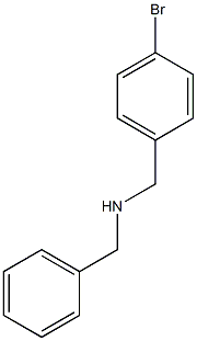 benzyl[(4-bromophenyl)methyl]amine Struktur