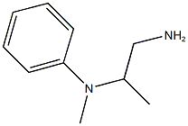 N-(2-amino-1-methylethyl)-N-methyl-N-phenylamine 化学構造式