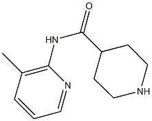 N-(3-methylpyridin-2-yl)piperidine-4-carboxamide Struktur