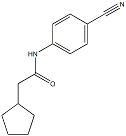 N-(4-cyanophenyl)-2-cyclopentylacetamide