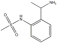 N-[2-(1-aminoethyl)phenyl]methanesulfonamide,,结构式