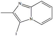 3-iodo-2-methylimidazo[1,2-a]pyridine 结构式