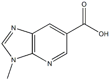 3-Methyl-3H-imidazo[4,5-b]pyridine-6-carboxylic acid 结构式