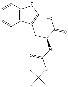 N-a-Boc-L-Tryptophan Structure