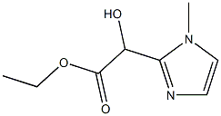 ETHYL 2-HYDROXY-2-(1-METHYL-1H-IMIDAZOL-2-YL)ACETATE 结构式