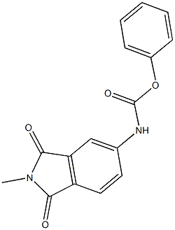  PHENYL 2-METHYL-1,3-DIOXO-2,3-DIHYDRO-1H-ISOINDOL-5-YLCARBAMATE