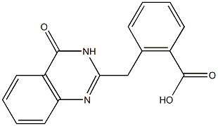 2-[(4-OXO-3,4-DIHYDROQUINAZOLIN-2-YL)METHYL]BENZOIC ACID Structure