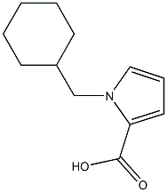 1-(CYCLOHEXYLMETHYL)-1H-PYRROLE-2-CARBOXYLIC ACID 结构式