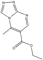 ETHYL 5-METHYL[1,2,4]TRIAZOLO[4,3-A]PYRIMIDINE-6-CARBOXYLATE Struktur