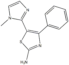 5-(1-METHYL-1H-IMIDAZOL-2-YL)-4-PHENYL-1,3-THIAZOL-2-AMINE