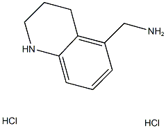 1,2,3,4-TETRAHYDROQUINOLIN-5-YLMETHYLAMINE DIHYDROCHLORIDE Structure