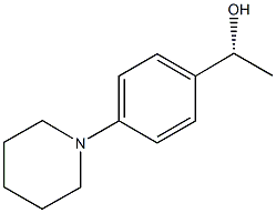 (1R)-1-(4-PIPERIDIN-1-YLPHENYL)ETHANOL 化学構造式
