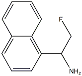 2-FLUORO-1-(1-NAPHTHYL)ETHANAMINE 化学構造式