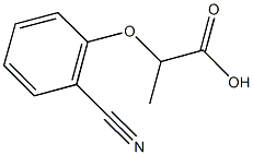 2-(2-CYANOPHENOXY)PROPANOIC ACID Structure