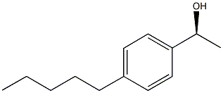 (1S)-1-(4-PENTYLPHENYL)ETHANOL Structure